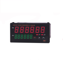 HB966 double digital display six digit frequency meter  tachometer speedometer transmitting output communication output